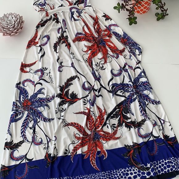 🌷🌷🌷 Roberto Cavalli summer maxi dress size S - Picture 4 of 12